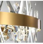 Mid century modern Rectangle Crystal Chandelier For Living Room Dining Room