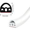 Buy cheap Multi-hole Design Self-Adhesive Silicone Rubber Seal Strip 9*6mm for Sealing Solutions from wholesalers