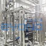 SUS304 PLC Automatic Control Soy Milk Production Machine PET Hot Filling