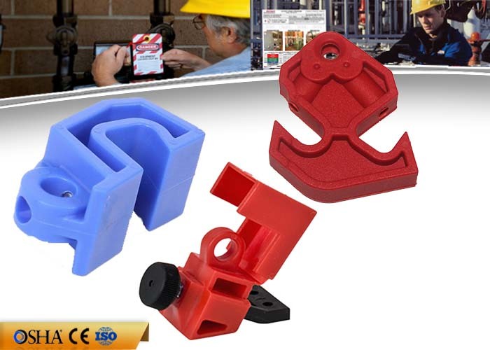 Nylon Material Circuit Breaker Lock , 16g Switch Breaker Lockout Device