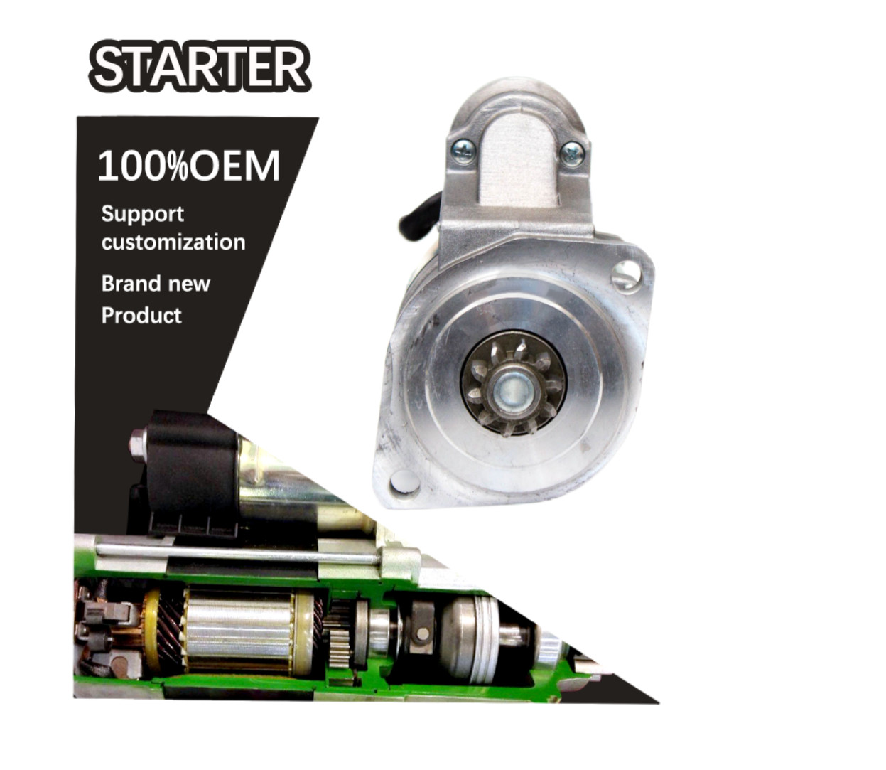 24V 10T CW STARTER 11.132.317, 11.132.288, 11.131.396, 505464020912, 50546401, 50546402 IS1429, 11132317, AZE6621, MS160