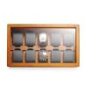 Buy cheap Brown Luxury Mens Watch Display Case Watch Display Showcase from wholesalers