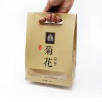 CMYK Biodegradable Packaging Bags Craft Kraft Grocery Take Away Paper Bag For
