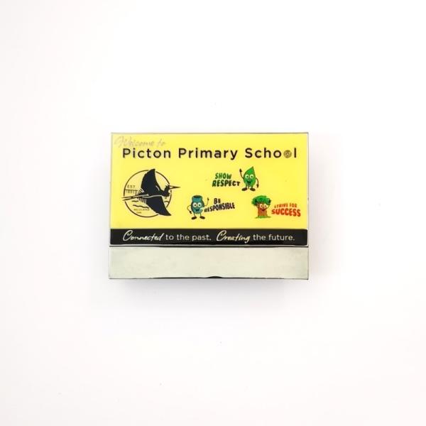 Buy cheap Picton Primary School Custom Enamel Badge Lapel Pin With Rubber Clutches from wholesalers