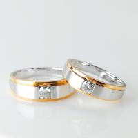Buy cheap Important Occasion Men17 Women12 18k Gold With Diamond Ring product