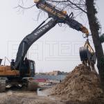 Hydraulic Telescopic Arm Of Excavator For Municipal Pipe Network, Buried Pipe