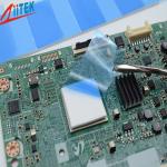 Grey Cooling Electronic Ultra Soft Thermal Conductive Pad , Silicone Rubber