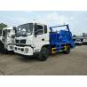 Buy cheap Municipal Rubbish Collection Truck , 10 Tons Dongfeng Swing Arm Garbage Disposal Truck from wholesalers