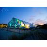 Buy cheap Outdoor Custom Aluminum Clear Roof Curved Party Tent For Wedding Or Party,Advertising,Different Events Etc from wholesalers