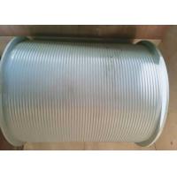Buy cheap No Magnetic Wire Rope Lebus Grooved Winch Drum 30m Rope Welded product