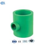 Green PPR Reducing Tee DIN16962 PPR Pipes Fittings Quick Coupling