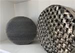 Knitted Wire Mesh Packing In Distillation Column , Structured Packing Column