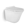 Buy cheap Modern Bathroom High-end Custom Designer Wc Wall Hung Toilet High Quality Sanitary Ware Rimless Flushing Wall Hung Toilets from wholesalers