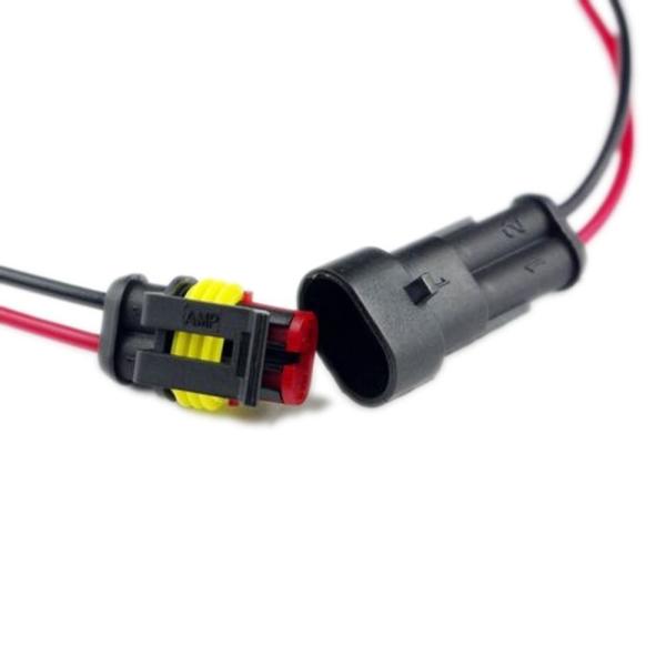 Buy cheap AMP OEM Color Auto Connector for Car Waterproof Male and Female Connector 2pin 3pin from wholesalers