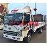 Buy cheap LHD RHD Steering Open Box Truck For 3 - 5 Tons Cargo Lorry Tiger V Cabin from wholesalers