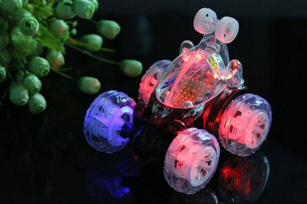 Buy cheap 360 children large remote control car charging skip stunt car music dazzle light electric from wholesalers