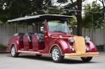 48V DC Motor Electric Classic Cars 8 Person Old Golf Carts For VIP Reception