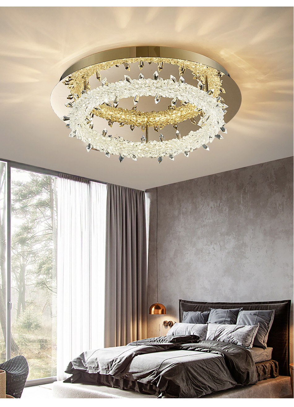 Crystal Led Ceiling Chandelier For Living Room Bedroom modern ceiling lamp(WH-CA-68)