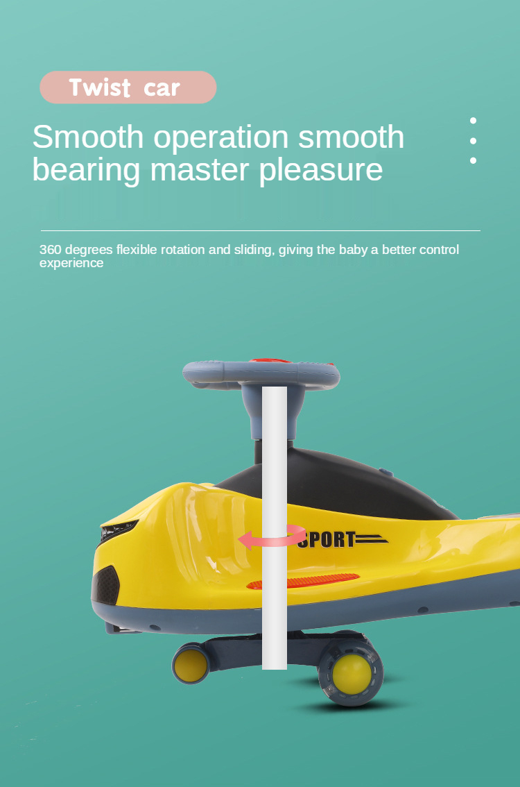 Pink Balance Scooter Bike Ride On Car for Children's 2-6 Years Old Boys and Girls GW 5kg
