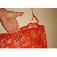 Buy cheap PE Polyethylene Plastic Woven Industrial Mesh Bags , Firewood Sacks Large product
