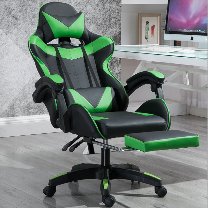 Metal Type Iron E-sports Chair Comfortable PU Leather Gaming Chair for Professionals