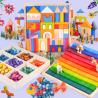 Buy cheap Montessori 2.5cm Natural Wooden Building Blocks For Toddlers from wholesalers
