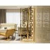 Buy cheap Bronze Cooper Metal Laser Cut Panels Color stainless steel room dividers Cooper Metal Laser Cut Panels For Rail 304 316 from wholesalers