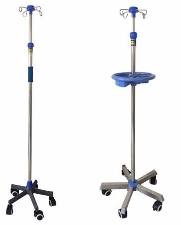 Wholesale stainless steel hospital iv drip pole/ iv infusion pole/ Height