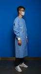 190cm 45g Water Resistant Disposable Isolation Gown