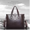 Buy cheap 2017 Men Casual Briefcase Business Shoulder Bag Leather Messenger Bags Computer Laptop Handbag Bag Men's Travel Bags from wholesalers