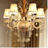 Buy cheap Modern crystal chandelier lighting Fixtures with lamshade (WH-CY-05) from wholesalers