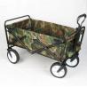 Buy cheap Portable Steel Iron Folding Wagon for Garden Camping Multipurpose Outdoor Tools Trolley from wholesalers