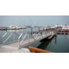 Buy cheap Silver Marine Aluminum Gangways 6061-T6 Alloy Floating Dock Customization Sturdy Design from wholesalers