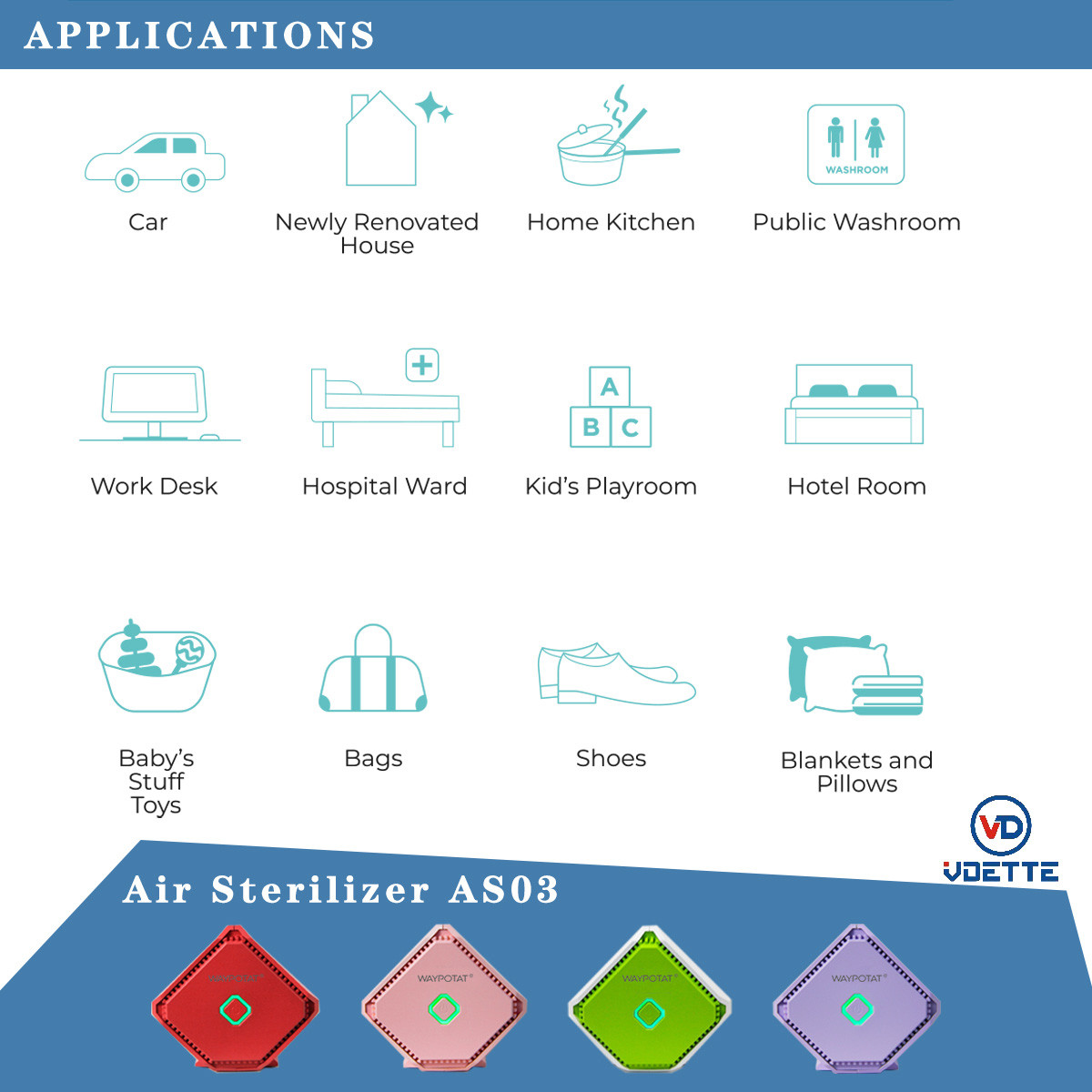 Residential Air Filters Air Purifier To Remove Odors Portable Air Purifier For Pet Family