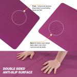 Soft Natural Fitness Yoga Mat / Cool Toxic Free Lightweight Yoga Mat