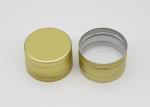 28mm Golden / Silver Aluminum Ropp Caps Theft Proofing Closure With Gasket