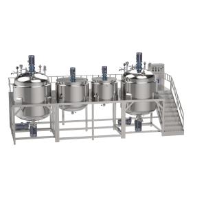 Buy cheap Vacuum Emulsifying Mixer Toothpatse Making Machine With Hydraulic Lifting from wholesalers
