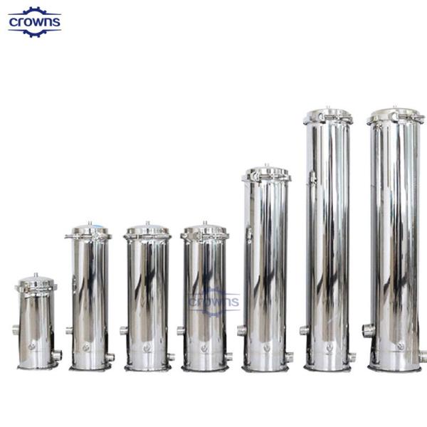 Buy cheap Manufacturer 10"20"30" 40" industrial water pre filter housing stainless steel bag cartridge filter housing from wholesalers