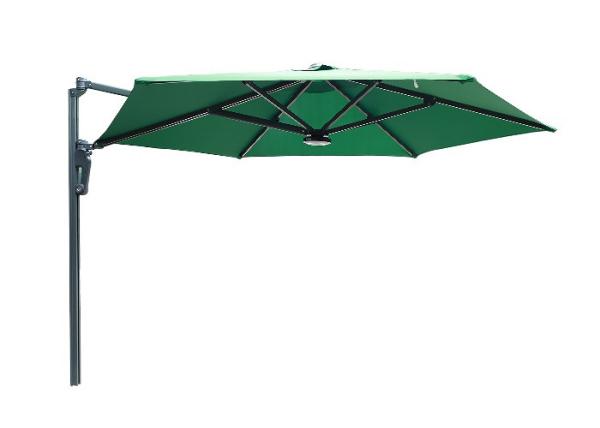 Buy cheap 2.5m Green Color Garden CE Wall Mount Parasol from wholesalers