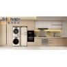 Buy cheap Customized Wood Veneer Kitchen Cabinet Furniture with Island Durable and Modern Design from wholesalers