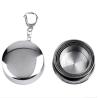 Buy cheap Outdoor Stainless Steel Camping Mug , Stainless Steel Collapsible Cup With Keychain from wholesalers