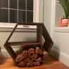 Buy cheap Outdoor Fireplace Hexagonal Wood Stacking Corten Steel Firewood Log Rack from wholesalers