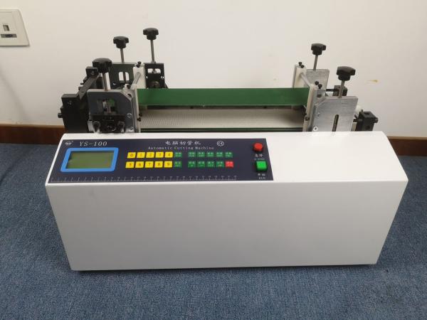 Buy cheap Portable Foam / PVC Flexible Tube Cutting Machine Max 50MM OD English Language from wholesalers
