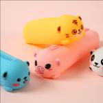 Pig Silicone Cartoon Pencil Box For Boys And Girls Stationery Case Pencil Pouch