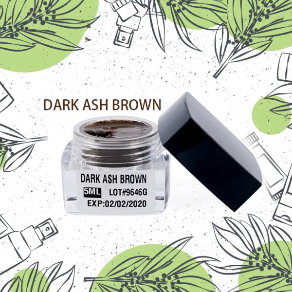 Buy cheap Semi Permanent Makeup Pigment Dark Ash Brown For Darker / Yellow Skinned People from wholesalers