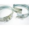 Buy cheap Welding Wide Pipe Clamp OEM Accepted Thickness 1mm ~ 1.2mm Sliver Industrial from wholesalers