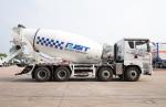Concrete Mixer Truck Jiefang 8*4 Drive Mode Used Concrete Trucks 7.74 Cubic Flat