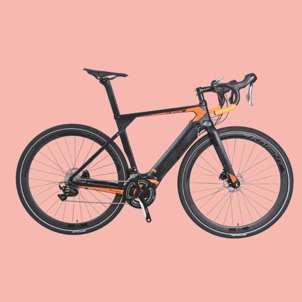 Black Color Electric Road Bike , Electric City Bicycle Wattage 200 - 250W CE