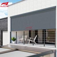 Buy cheap Motorized Outdoor Roller Blinds Outdoor Wifi Wireless Switch Ziptrack Blinds for product