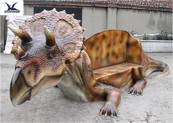 Buy cheap Dinosaur Shape Life Size Fiberglass Statues Anti - High Temperature / Waterproof from wholesalers